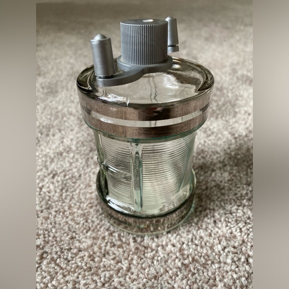 Vintage JB Williams Co. Glass Fishing Reel Aqua Velva - Picture 1 of 4